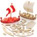 Baker Ross FE627 Romeins Schip Houten sets - Set van 3