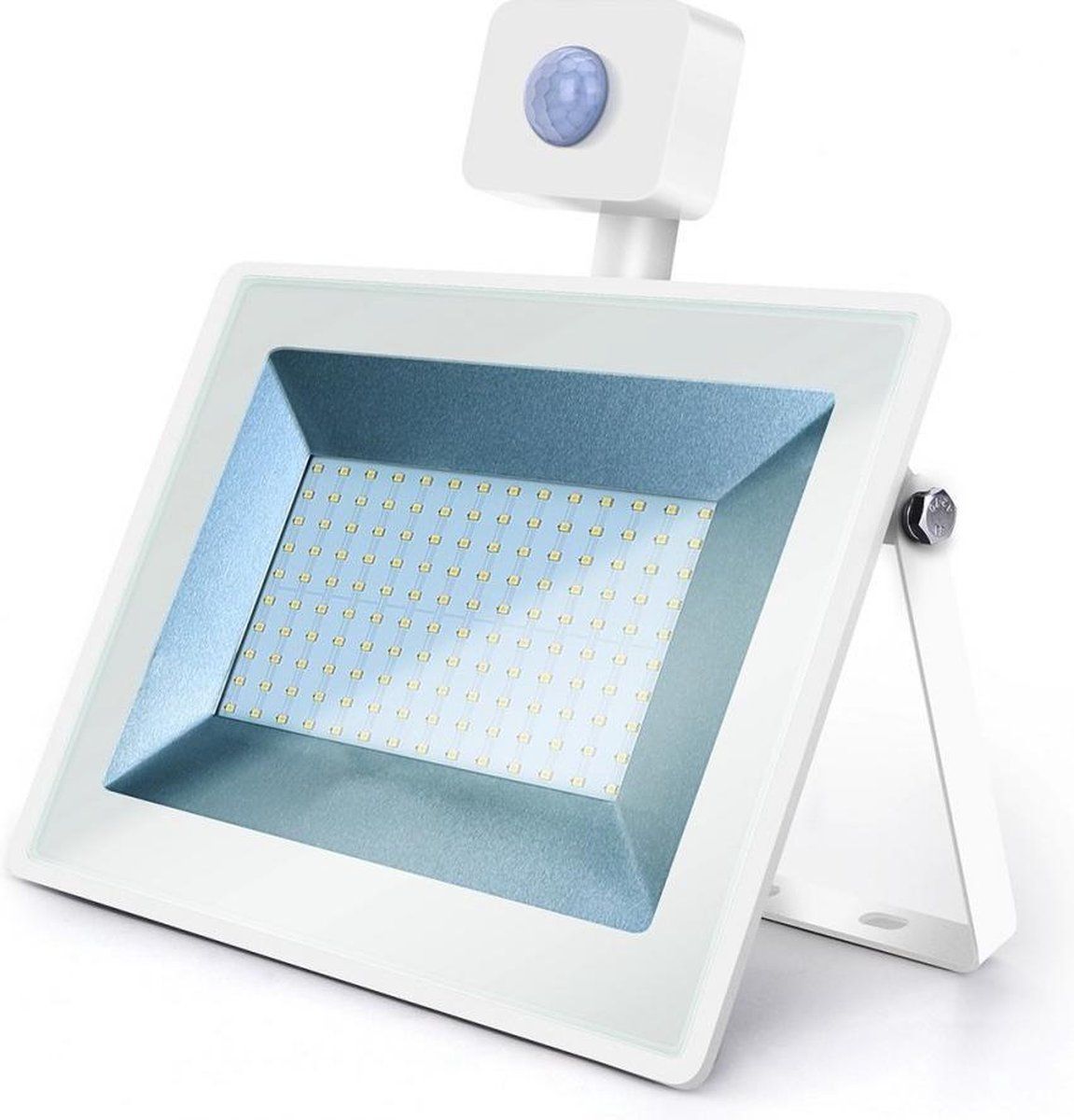 Aigostar Buitenlamp - LED Schijnwerper - 100W - IR Sensor - Wit