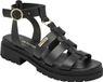 LES TROPEZIENNES PAR M. BELARBI Tobosued platte leren sandalen