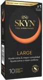 Skyn Condoms – Large Extra Adjustment – XL – 10 pieces