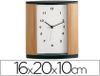 Century 346 kantoorklok, houtlook