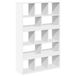 vidaXL Boekenkast 100x33x187,5 cm bewerkt hout wit