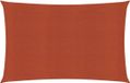 vidaXL Zonnezeil 2x3,5m HDPE Terracotta