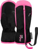 Reusch Ben Mitten Kinderwanten Pink-zwart Maat 4