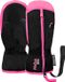 Reusch Ben Mitten Kinderwanten Pink-zwart Maat 4