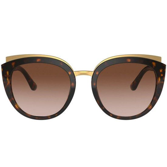 Dolce & Gabbana PRINT FAMILY DG 4383 Zonnebril Dames - Zwart