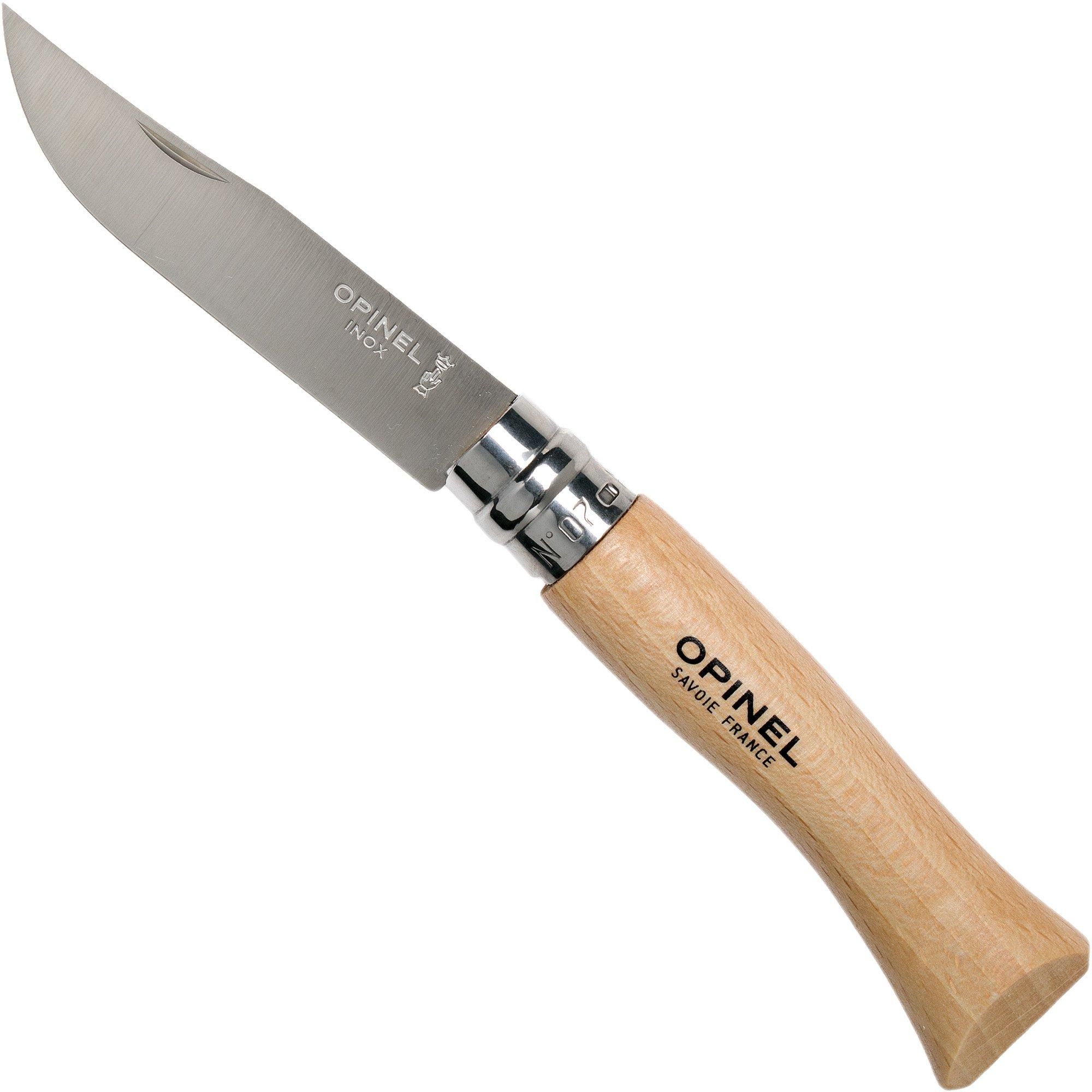 Opinel zakmes No. 07RV - Roestvast staal - Lemmetlengte 8 cm