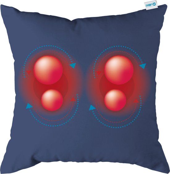 Comfy Massagekussen - Marine - Shiatsu Massage - Met Infrarood Warmtefunctie