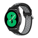 Samsung Galaxy watch 7 / Galaxy Watch FE - 40mm & 44mm Siliconen sportbandje met gesp - Zwart + grijs