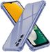 Techsuit Hoesje geschikt voor Samsung Galaxy A04s - Shockproof Silicone Back Cover - Zwart