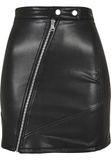 Urban Classics Synthetic Leather Biker Korte rok Zwart M