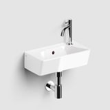 Clou InBe fontein set 6, wit keramiek en chroom