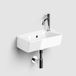 Clou InBe fontein set 6, wit keramiek en chroom