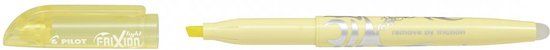 Pilot Frixion Markeerstift Pastel Geel Uitgumbaar 1 Stuks