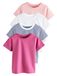 Next Shirt navy / pink / rosa / wit