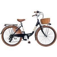 Canellini Stadsfiets Dolce Vita by Canellini VENERE 26 met mand - Zwart