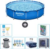 Bestway Rond Steel Pro Zwembad - 366 x 76 cm - Blauw