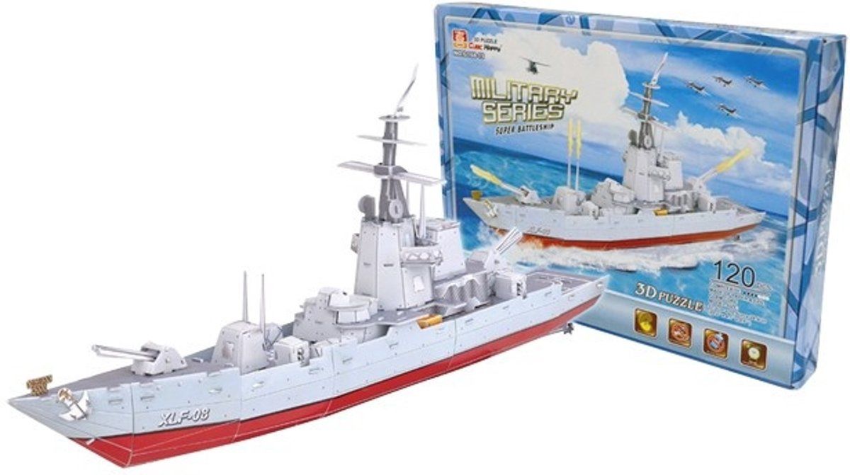 Small foot company Small foot 3d puzzel vredesschip 120-delig