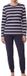Ammann Dames pyjama Mix & Match night sky gestreept lange mouw 100% Katoen L