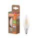 OSRAM Energy Class LED-lamp in klassieke mini-kaarsvorm, 2,2 W / 470 lm, EEK A, koud wit licht (4000 K), CRI 80, gemaakt van mat loodvrij glas, E14 fitting, IP20, 35 mm DM, 6 stuks