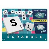 Mattel Games Scrabble Together - Bordspel - 2 jeux en 1 - Frans
