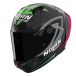 Nolan X-804 RS UC Replica Manzi 383, casque intégral, couleur: Noir/Gris/Fuchsia/Vert, taille: M