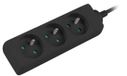 Lanberg Verlengkabel Voor 3X 230V Stopcontacten 3M Massieve Koperkabel
