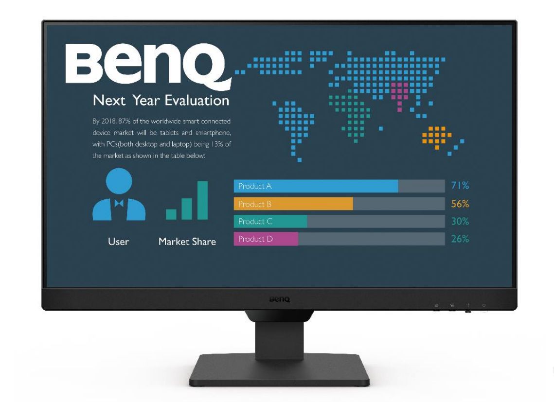 BenQ BL2490 - 23.8" Full HD Monitor - IPS, 100Hz, HDMI, DisplayPort