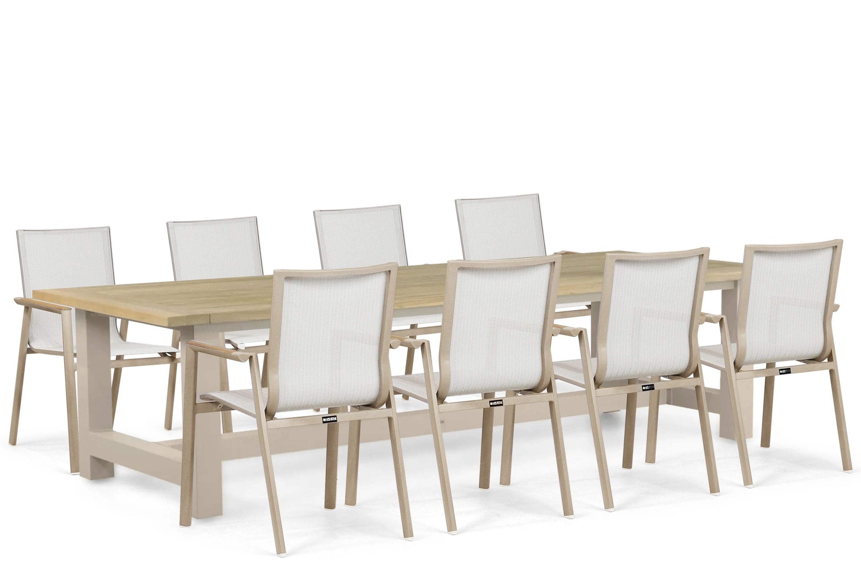 Lifestyle Garden Furniture Lifestyle Fiora/San Francisco 300x100 cm dining tuinset 9-delig