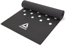 Reebok trainingsmat Spots 7 mm zwart