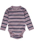 Hummel hmlMINI STRIPY BEE BODY L/S Lange mouw Ronde hals Gestreept Katoen Unisex Kinderen 68