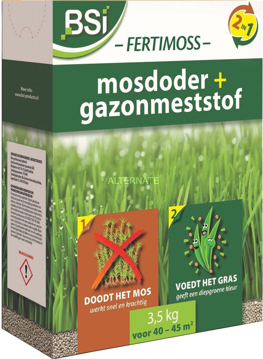 BSI Fertimoss Mosdoder/Gazonmeststof - 3.5 kg