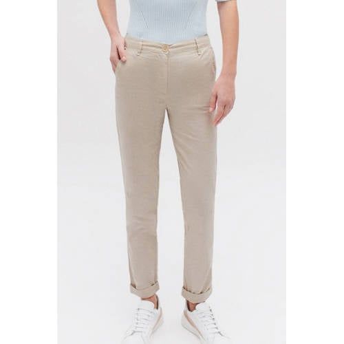 Caroll straight regular waist chino beige