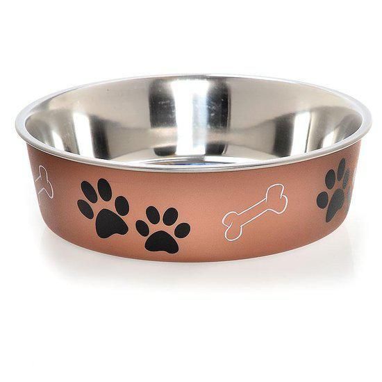 Loving Pets Bella Bowl - Voerbak - Small 350ml - Koper