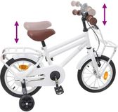 vidaXL Kinderfiets 12 Inch Wit