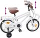vidaXL Vélo enfant 12 pouces blanc