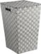 5five Wasmand gevlochten Rotan - grijs - 57 liter - 33 x 33 x 53 cm - met deksel