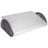 Wedo 2751037 voetensteun (Relax Plus verstelbaar) lichtgrijs, 52 x 35 x 14 cm