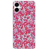 Liberty Bedrukt siliconen hoesje compatibel met Samsung Galaxy A06 wiltshire rouge