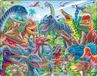 Larsen Maxi Cheerful Dinosaurs 43 pcs Puzzle