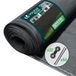 vounot Inkijkbescherming van HDPE 90 g/m² met clips en bevestigingsclips, scheur- en winddicht, voor tuin, balkon, 1 x 10 m, antraciet