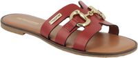 Dresco Hamia sandaal plat en cuir femme rouge taille 41