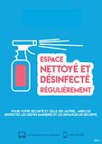 Avery – 2 zelfklevende affiches, voorgedrukt, zeer duurzaam, verwijderbaar, A3 – reinigt de ruimte.
