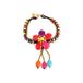 Lachineuse Tibetain Armband – bloem, meerkleurig, 18