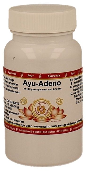 Ayurveda Biologics Ayu-Adeno Tabletten
