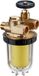 OVENTROP Stookoliefilter Oilpur Z A met afsluiting voor dubbelstrengssystemen DN 10, tankzijde G 3/8 IG, branderzijde G 3/8 AG, gesinterd kunststof 50-75 mym, 2120561