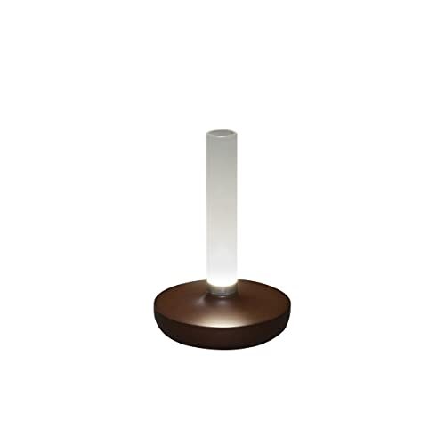 KONSTSMIDE Accu-LED vaas Biarritz roestkleurig | Indoor / Outdoor | 7827-973