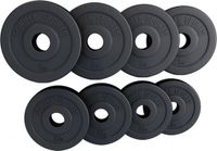 Gorilla Sports Voordeelbundel Olympische Halterschijven 4 x 2,5 + 4 x 5 kg Kunststof - 50 mm