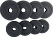 Gorilla Sports Voordeelbundel Olympische Halterschijven 4 x 2,5 + 4 x 5 kg Kunststof - 50 mm
