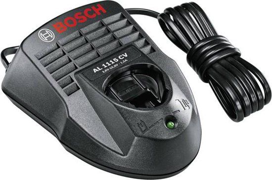 Bosch Blauw Bosch AL 1115 CV Oplaadapparaat voor Lithium-Ion accu's - 10,8 Volt - 1 uurs lader